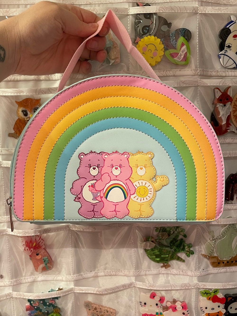 NWOT Care Bears rainbow insulated lunch box